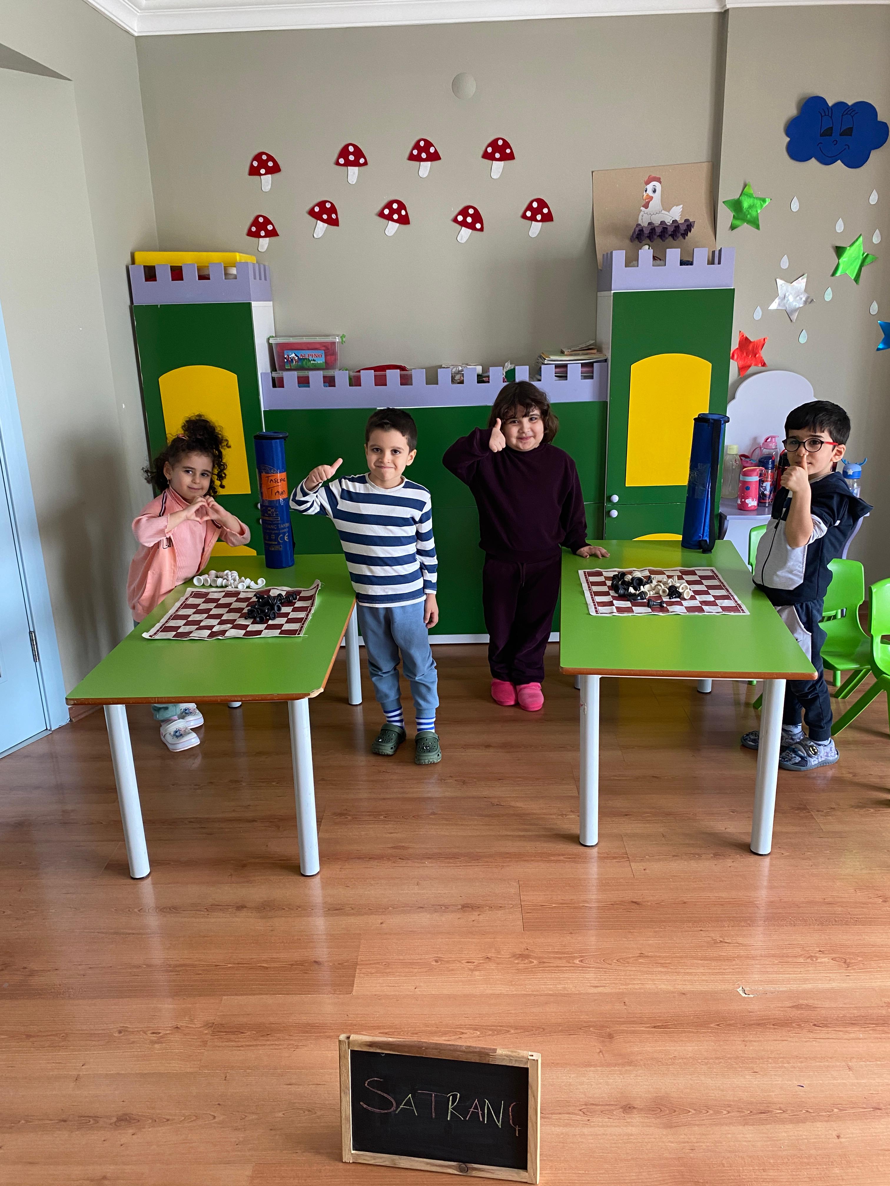 Okul içi etkinlik alanından yeni bir kare